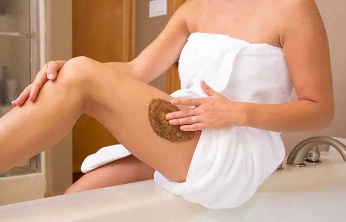 1. Using A Scrub And Silicone Cup