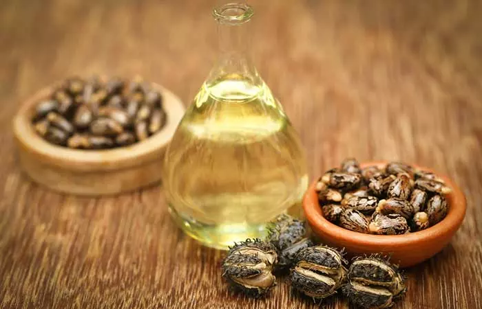 Castor oil to get rid of abdominal bloating