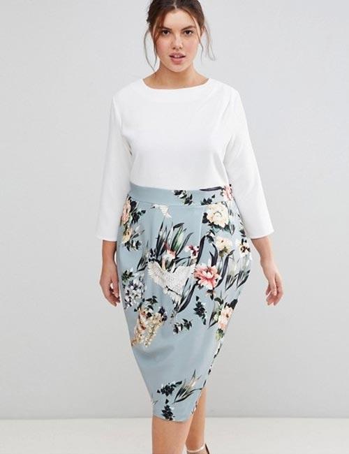 skirt and shirt outfit for wedding