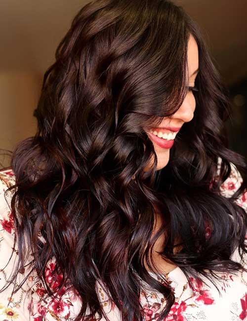 30 melhores tons de cabelo castanho - cor de cabelo castanho escuro rico