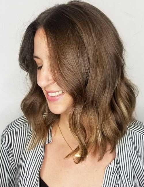 30 melhores tons de cabelo castanho - cor de cabelo castanho claro