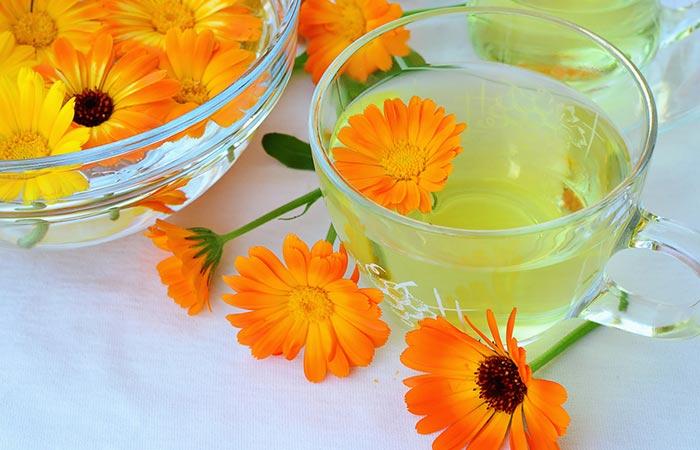 6. Calendula Tea