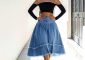 18 Cute Denim Skirt Outfit Ideas For ...