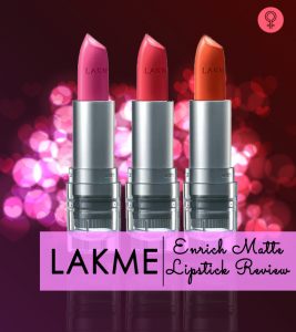 Lakme Enrich Matte Lipstick Review: S...