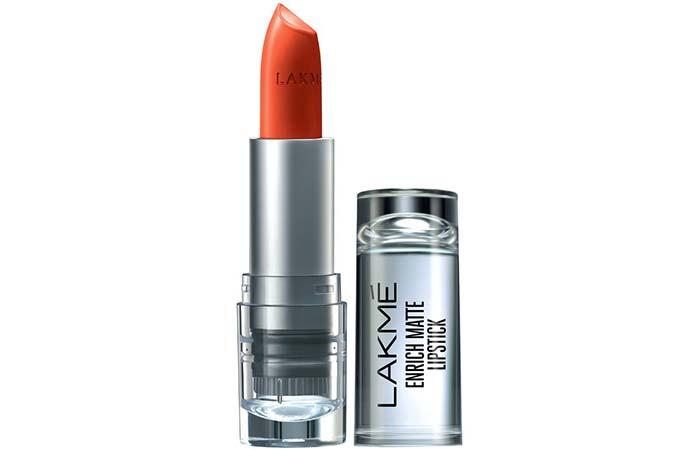 Lakme Enrich Matte Lipstick, Shade OM 10