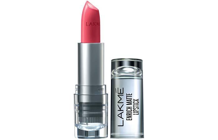 Lakme Enrich Matte Lipstick, Shade PM 12