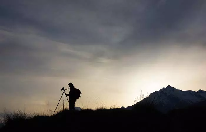 You could also use a tripod.