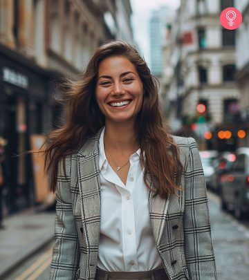 woman withblack jeans