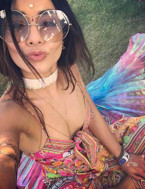 Venessa Hudgen's outfit for Coachella