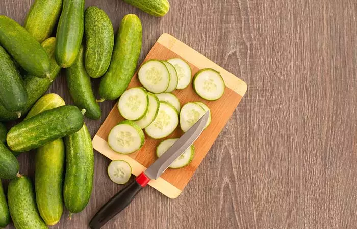 Cucumber to get rid of a black eye