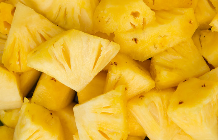 Pineapple to get rid of a black eye