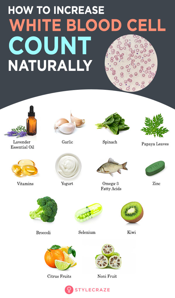 How to increase white blood cell count naturally