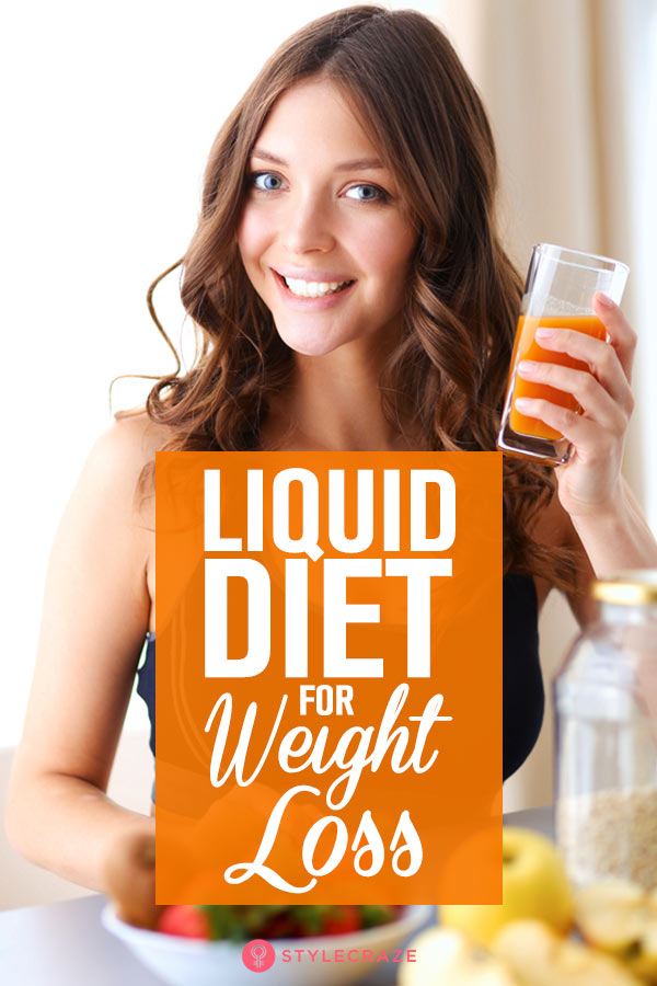 Liquid Diet Chart For Weight Loss