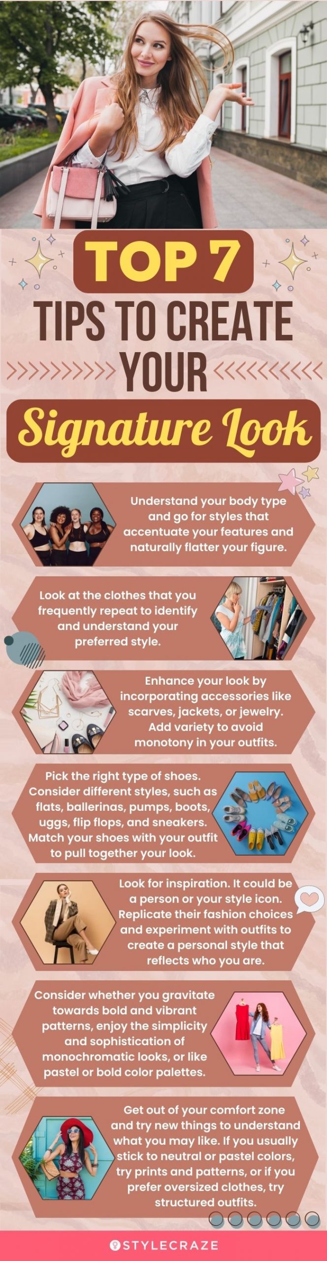 top 7 tips to create your signature look(infographic)
