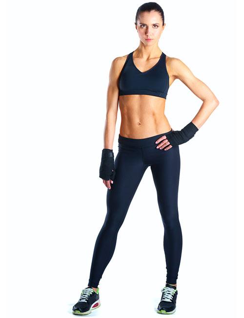 Athlete Womens Sportswear Fit Thin Physique Athletic Build Stock Photo -  Download Image Now - iStock