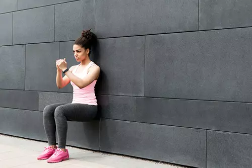 Exercises For Lower Back Pain - Wall Sits