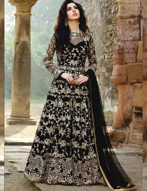 One piece anarkali style full blouse