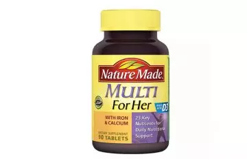 Best Multivitamins For Women - Nature Made, Multi For Her With Iron And Calcium