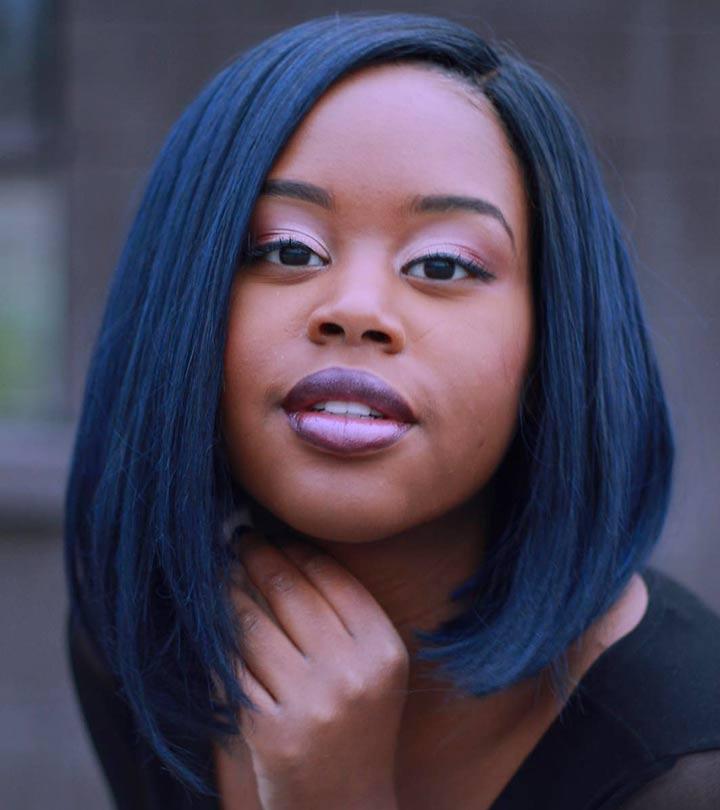 20 Amazing Blue Black Hair Color Looks