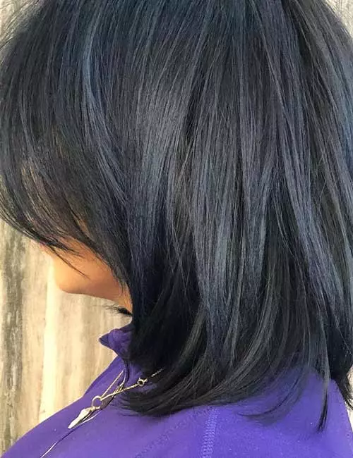 20. Denim Blue Black Hair