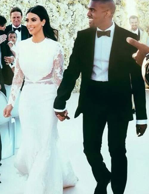 15 Beautiful Celebrity Wedding Dresses Of All Time!