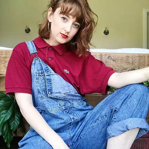 Overalls from the 80s fashion trends
