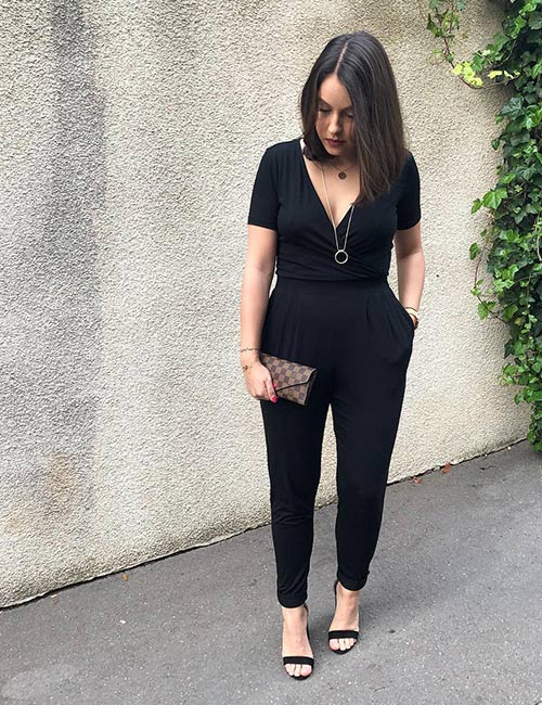 all black outfit women