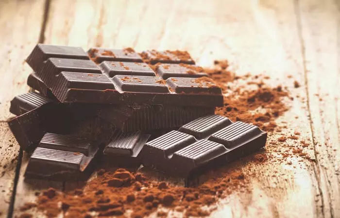 A Bar Of Dark Chocolate