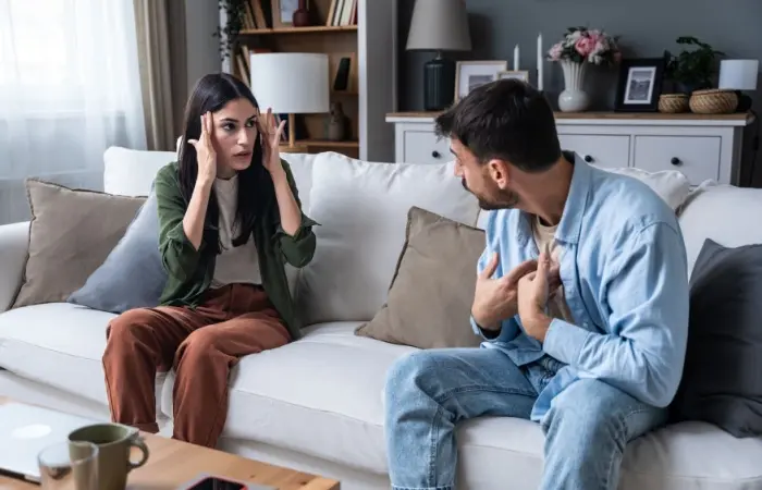 A couple unwilling to resolve conflicts