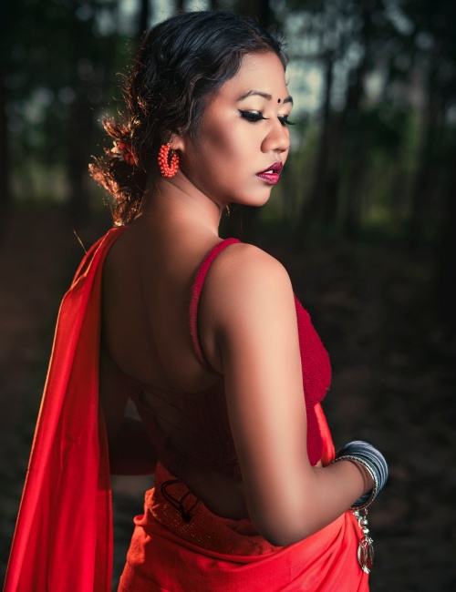 Bikini Top Saree