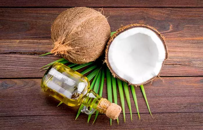 Coconut oil to get rid of milia