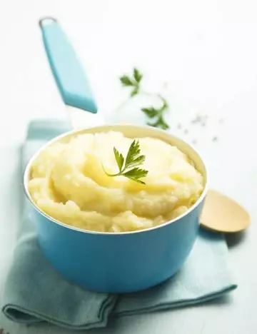 Mashed potato for soft food diet