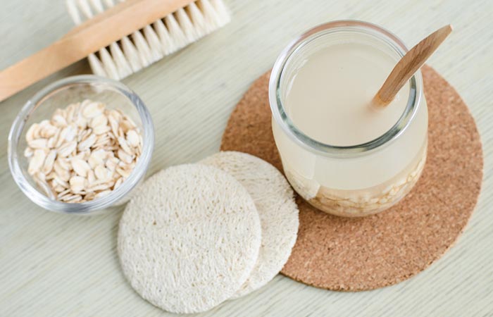 Things required for an oatmeal bath to manage back acne