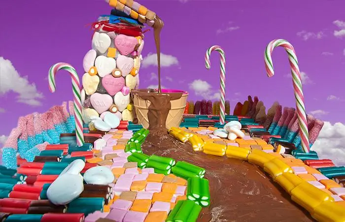 chocolate waterfall