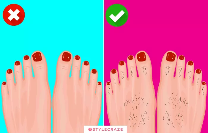 1. When Your Feet Are Hairless