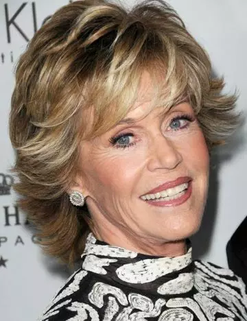 The Classic Jane Fonda hairstyle for women over 60