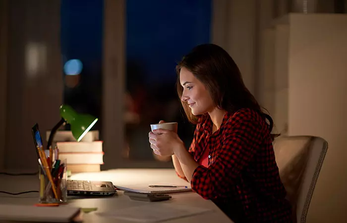 2. Sipping On Coffee Late At Night