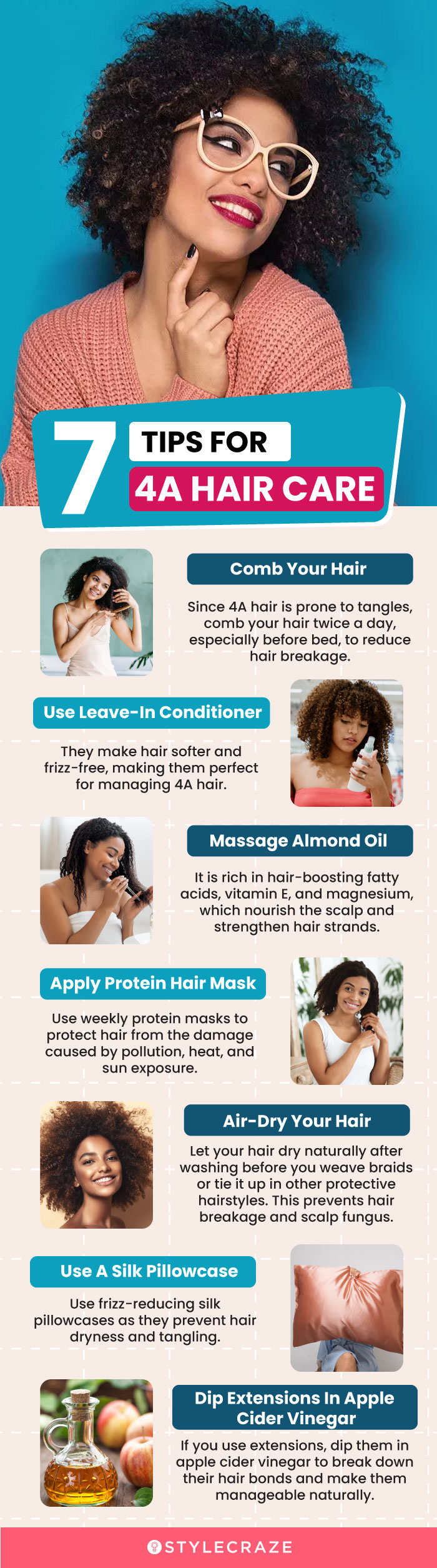 7 tips for 4a hair care (infographic)