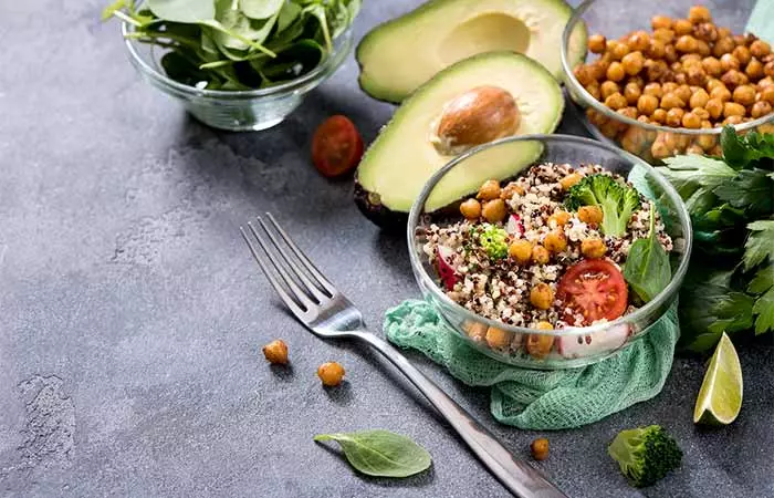 Avocado and quinoa salad