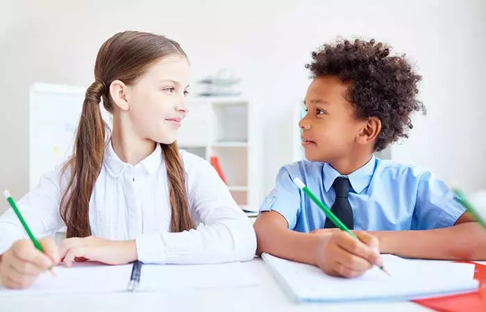 Boys And Girls Distract Each Other