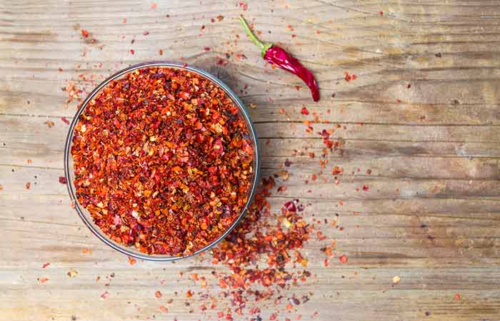 Cayenne pepper reduces blood clots during period