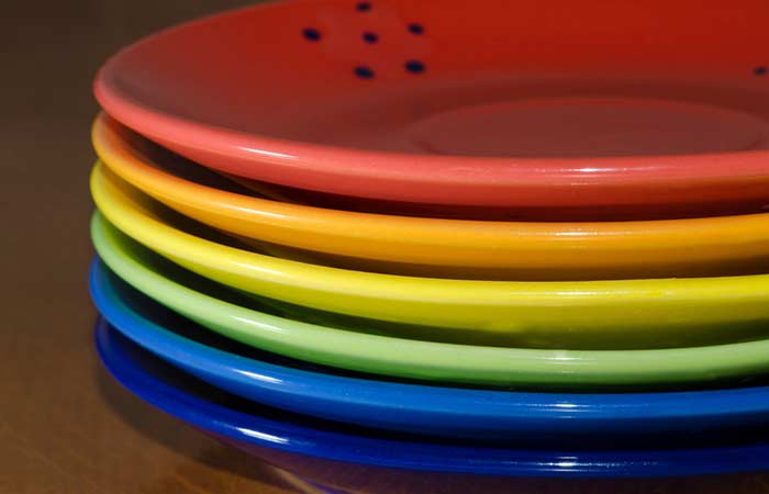 Ensure Your Plate Is Of The Right Colour 