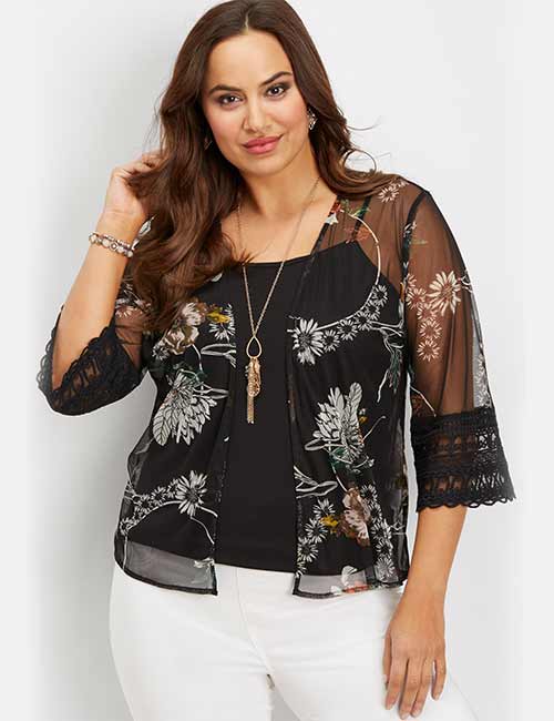 15 Stylish Plus Size Cardigans For Women Light Weight Floral And More