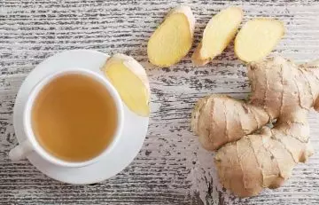 Drink ginger tea to get rid of blood clots during period