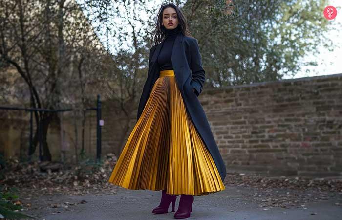 17 Best Ways To Wear A Pleated Skirt A Guide To Various Styles