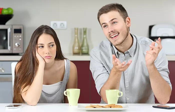 If He Is Talking About Other Girls In His Life