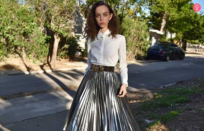 17 Best Ways To Wear A Pleated Skirt A Guide To Various Styles