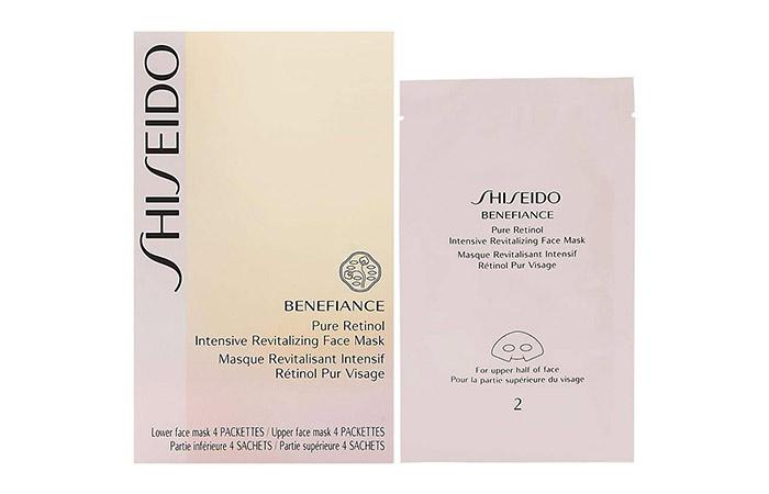 1. Shiseido Benefiance Pure Retinol Intensive Revitalizing Face Mask