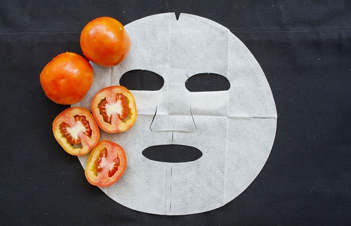 1. Tomato Face Pack