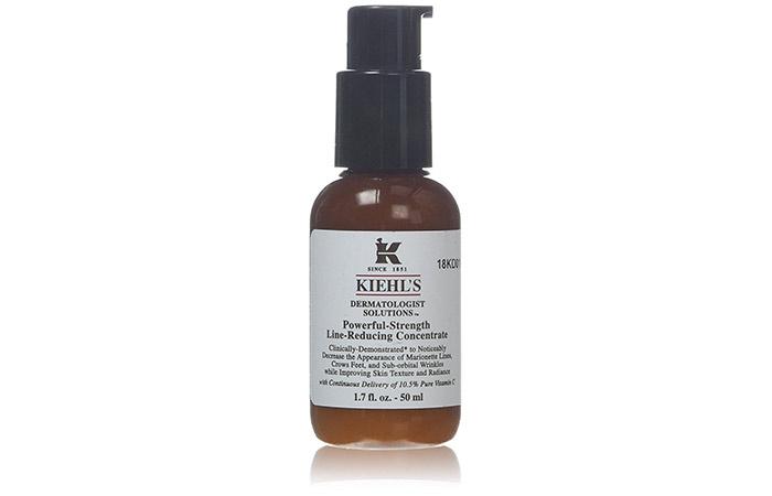 10.  Kiehl’s Powerful Strength Line Reducing Concentrate With Vitamin C